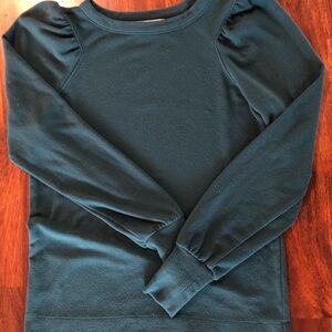 Loft x-small puffed sleeve shirt